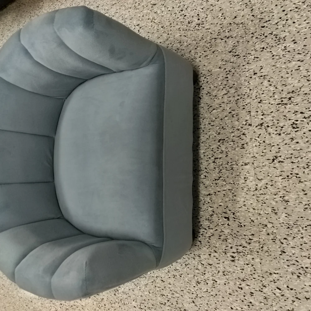 Elegant Blue Home Accent Chair